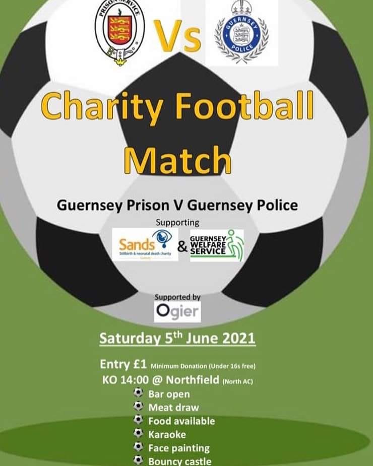 Guernsey Prison Vs. Guernsey Police Charity Football Match Guernsey