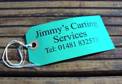 Jimmys Carting Label