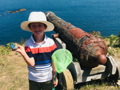 Sark Rocks Eperqueir Cannon